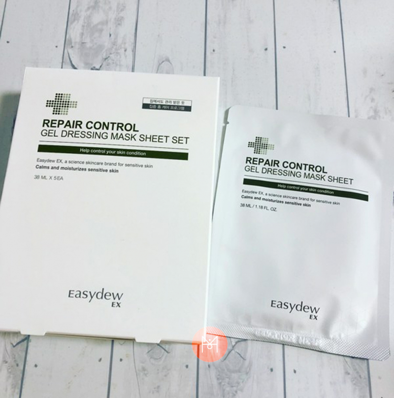 EasydewEX repair control gel dressing mask  Mặt nạ tái tạo phục hồi và làm sáng da